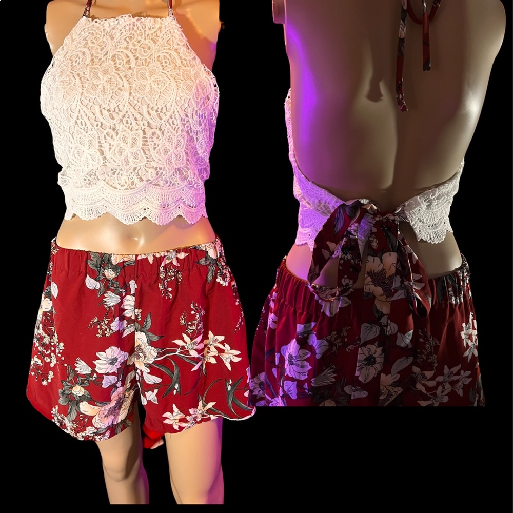 Crop top set